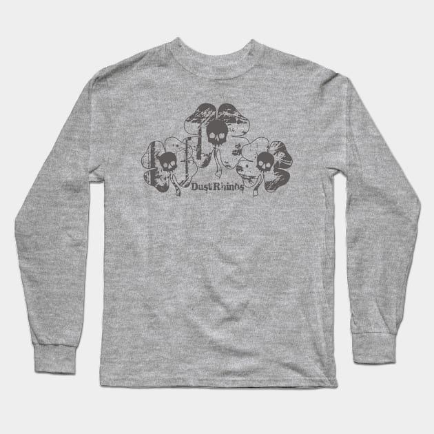 DR Skulls Trio dk Long Sleeve T-Shirt by Dust Rhinos Swag Store